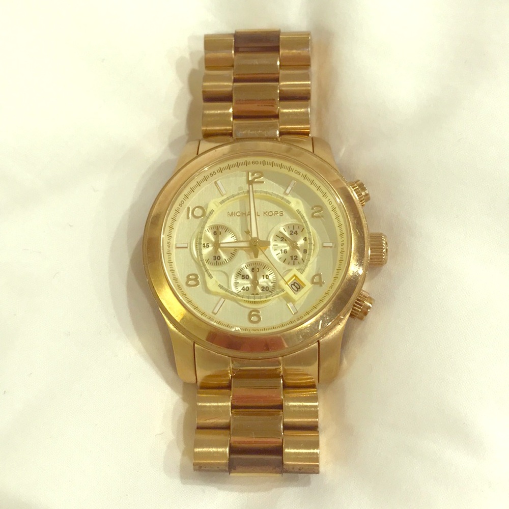 Michael Kors oversized runway watch unisex